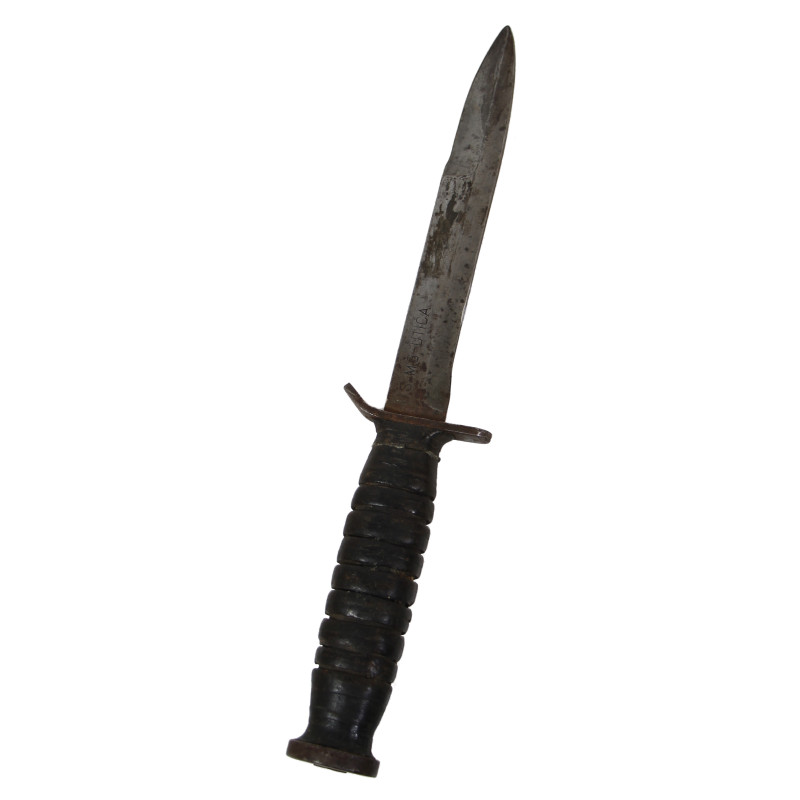 Knife, Trench, USM3, UTICA on Blade, with Scabbard, USM8, 1st Type