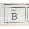 Carte d'évasion en soie, France, A/B, 1943, RAF & USAAF