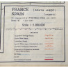 Carte d'évasion en soie, France, A/B, 1943, RAF & USAAF