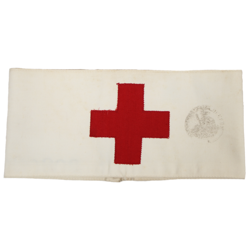 Armband, Medical, US Army, Markings, Geneva Convention and French War Ministry