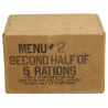 Carton, Ration, Menu No. 2, Second Half of 5 Rations, Ten-in-One, 1944