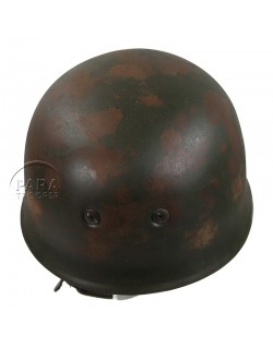 Casque de parachutiste allemand, patiné