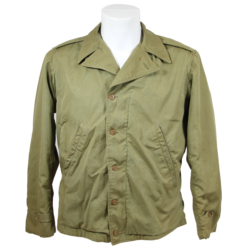 Blouson M-1941, 36R, 1943, étiquette QM, nominatif