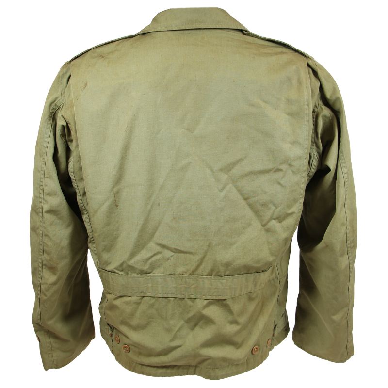 Blouson M-1941, 36R, 1943, étiquette QM, nominatif