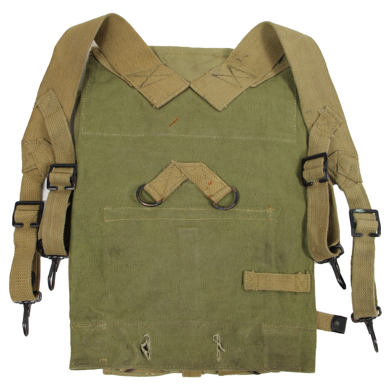 Havresac M-1928, British-Made, M/Sgt. Alfred Pilling, Troop C, 3rd Cavalry Recon. Sqdn. (Mecz.), ETO