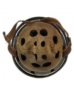 Casque de parachutiste allemand, patiné