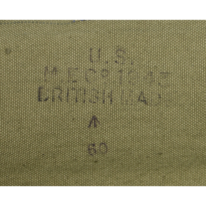Haversack, M-1928, British-Made, M/Sgt. Alfred Pilling, Troop C, 3rd Cavalry Recon. Sqdn. (Mecz.), ETO