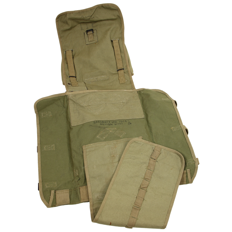 Havresac M-1928, British-Made, M/Sgt. Alfred Pilling, Troop C, 3rd Cavalry Recon. Sqdn. (Mecz.), ETO