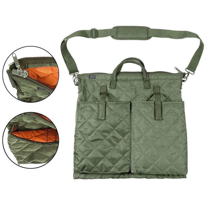 Bag, Pilot, Helmet, BW-Flight, with shoulder strap
