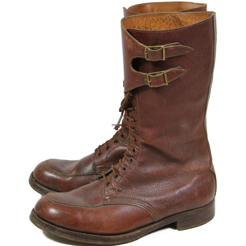Boots, Buckle, Officer, British, 1944, W /I\ D, Size 9L