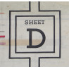Carte d'évasion en soie, C/D, 1943, RAF & USAAF
