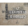 Roll, Bedding, 1st Lt. Bronislaus Czapszys, 280th Engineer Combat Bn., KIA, ETO