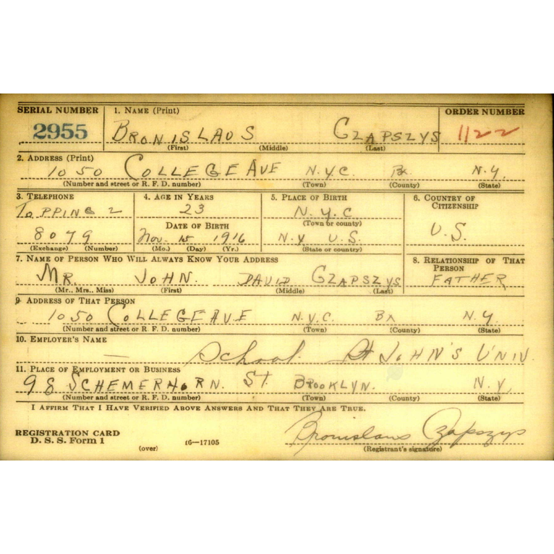 Bedding Roll, 1st Lt. Bronislaus Czapszys, 280th Engineer Combat Bn., KIA, ETO