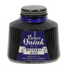 Flacon d'encre bleue, PARKER Quink, plein, dans sa boîte
