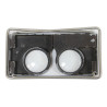 Glasses, Magnifying, Stereoscope, Map Reading, US Army, ABRAMS INSTRUMENT CORP., in Case