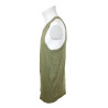 Undershirts, Cotton, Summer, Sleeveless, OD