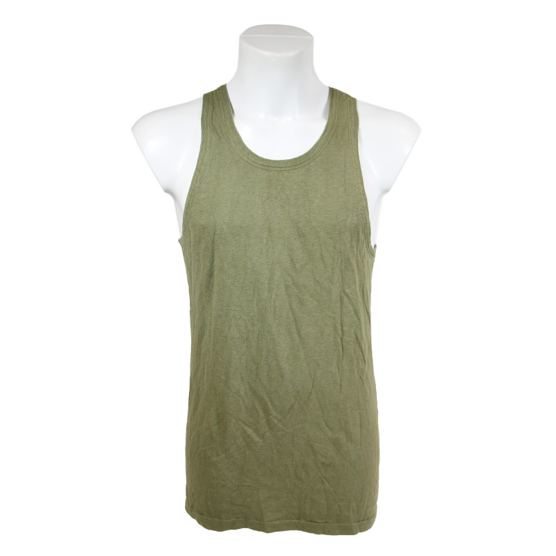 Undershirts, Cotton, Summer, Sleeveless, OD