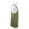 Undershirts, Cotton, Summer, Sleeveless, OD