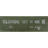 Téléphone de campagne britannique, Telephone Set, H, Mk III