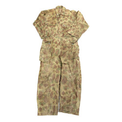 Coverall, HBT (Herringbone Twill), Camouflage, US Army, Marigny, Normandy