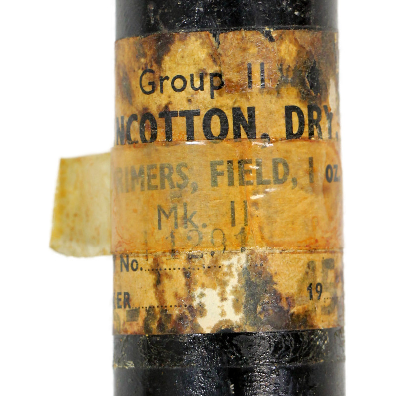 Container à amorces britannique, Dry Guncotton, 10 Field Primers, Mk II