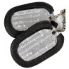 Plaques d'identité, Dog Tags, CWO Claude Duncan, 305th Quartermaster Sterilization Bn., ETO