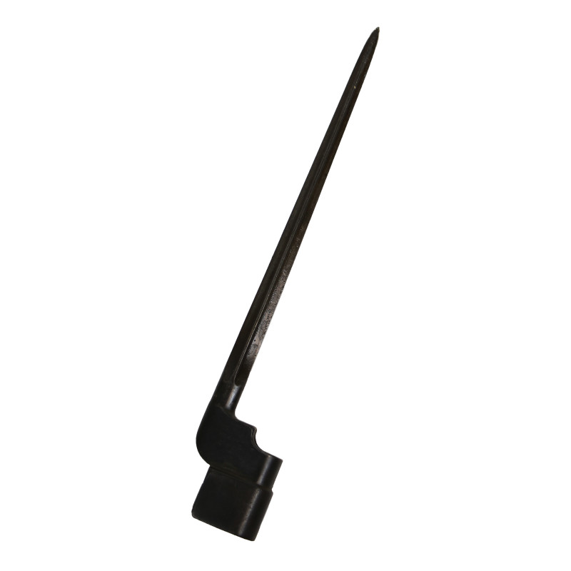 Baïonnette clou No. 4 Mk I, cruciforme, G♔R, avec fourreau en bakélite