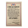 Tract et mouchoir commémoratifs, France Libre, 18 juin 1940-18 juin 1945