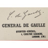 Leaflet and Commemorative Handkerchief, Free French Forces, 18 juin 1940-18 juin 1945