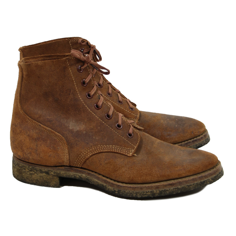 Shoes, Field, N-1, US Navy, Boondockers, 7 ½ D, 1945