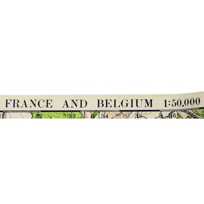 Carte de Saint-Hubert - Bois Jacques, Bastogne, 101st Airborne