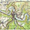 Carte de Saint-Hubert - Bois Jacques, Bastogne, 101st Airborne