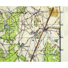 Carte de Saint-Hubert - Bois Jacques, Bastogne, 101st Airborne