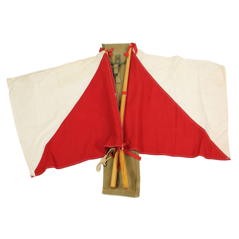 Flag, Kit, Semaphore, M-113, US Army Signal Corps