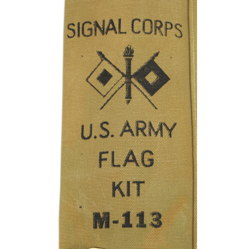 Kit M-113, drapeaux de signalisation, US Army Signal Corps