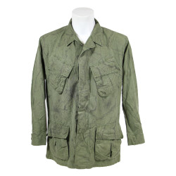 Veste de combat, US Army, Viêt-Nam, Medium-Regular, 1967, camouflage artisanal