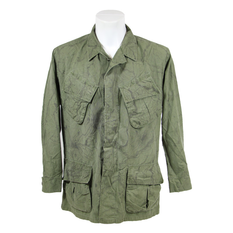 Coat, Man's, Combat, Tropical, US Army, Vietnam War, Medium-Regular, 1967, Camouflage, Theater-Made
