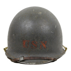 Casque M1, pattes fixes, liner WESTINGHOUSE, US Navy