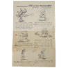 Packboard, 2e type, AMERICAN SEATING CO. 1943, avec instructions