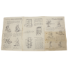 Packboard, 2e type, AMERICAN SEATING CO. 1943, avec instructions