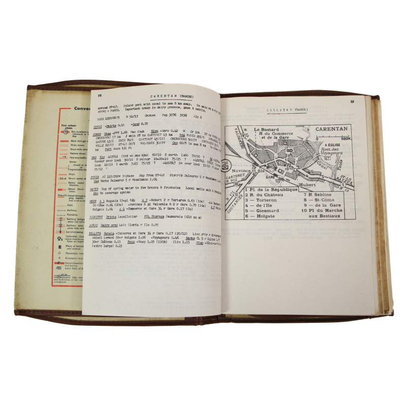 Booklet, Invasion, Atlas of Normandy, British, Invade Mecum, Volume 4, 1943-1944