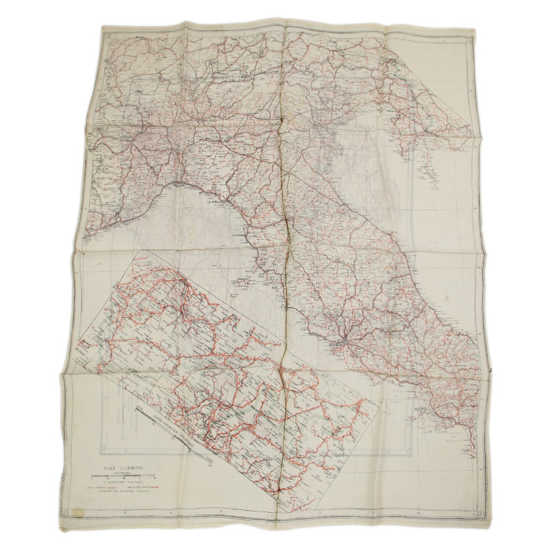 Map, Escape, Silk, MI 9, Mainland Italy and Sicily, J4/J3