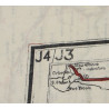 Carte d'évasion en soie, MI 9, Italie continentale et Sicile, J4/J3