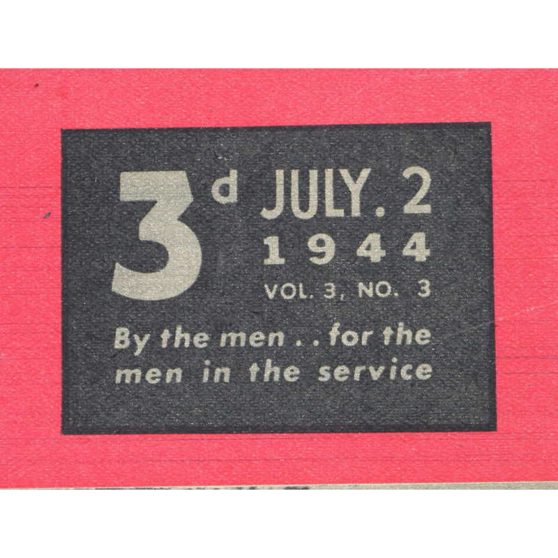 Magazine, YANK, July 2, 1944, 'Airborne Operations in France', Pvt. Joseph Gorenc, 506th PIR, 101st Airborne Division