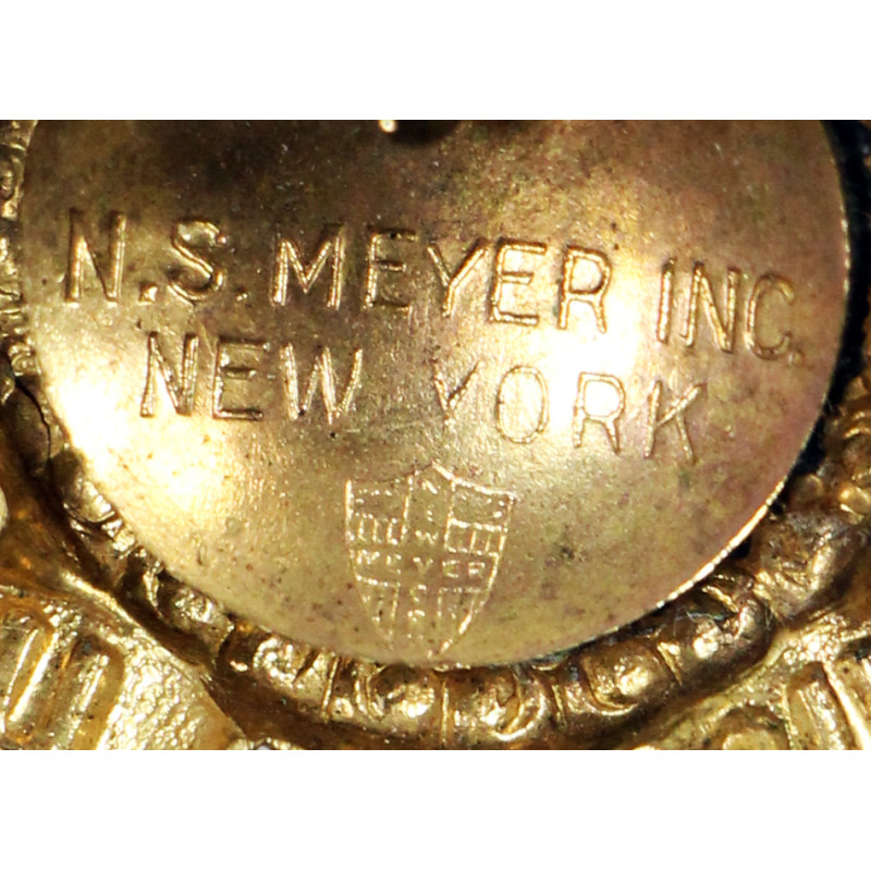 Insigne de casquette officier, US Army, N.S. MEYER, INC.