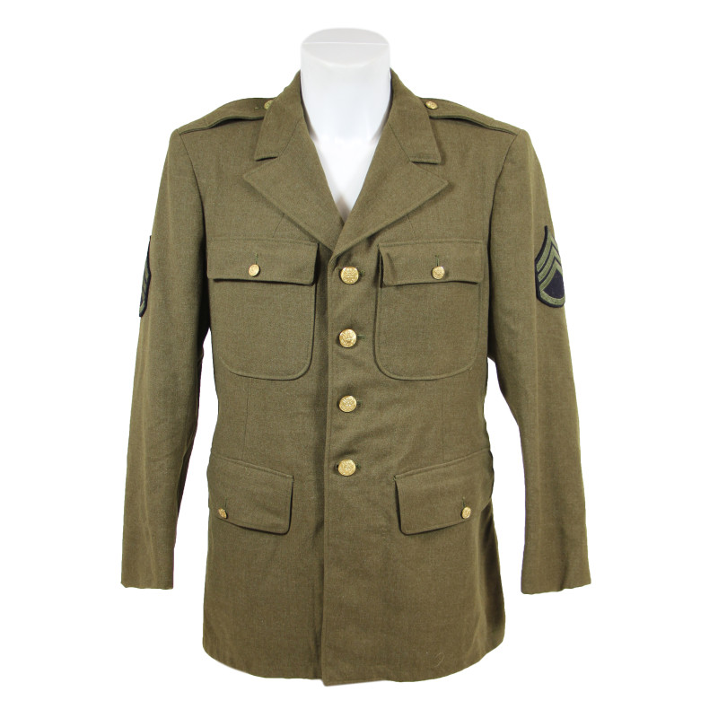 Coat, Wool Serge, OD, Staff Sergeant, 40R, 1942