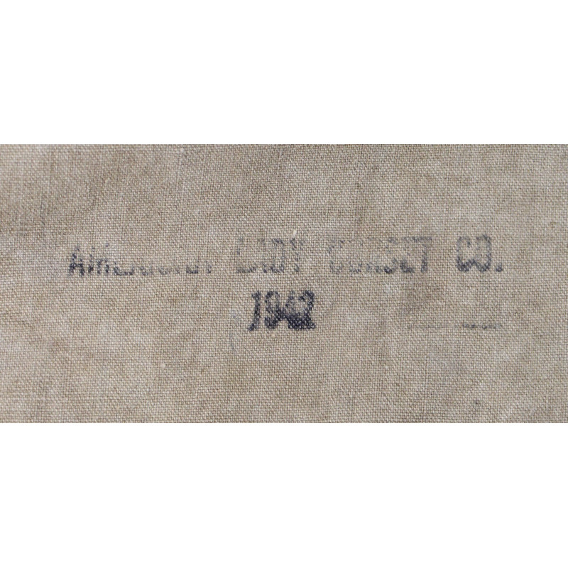 Demi-toile de tente, 1er type, US Army, AMERICAN LADY CORSET CO. 1942