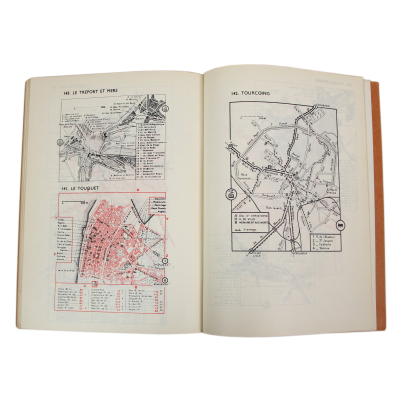 Livret, Through-Way Town Plans of France, Volume 1, North-East France, 1944