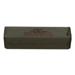 Block, TNT, 1 Pound, US Army, Empty