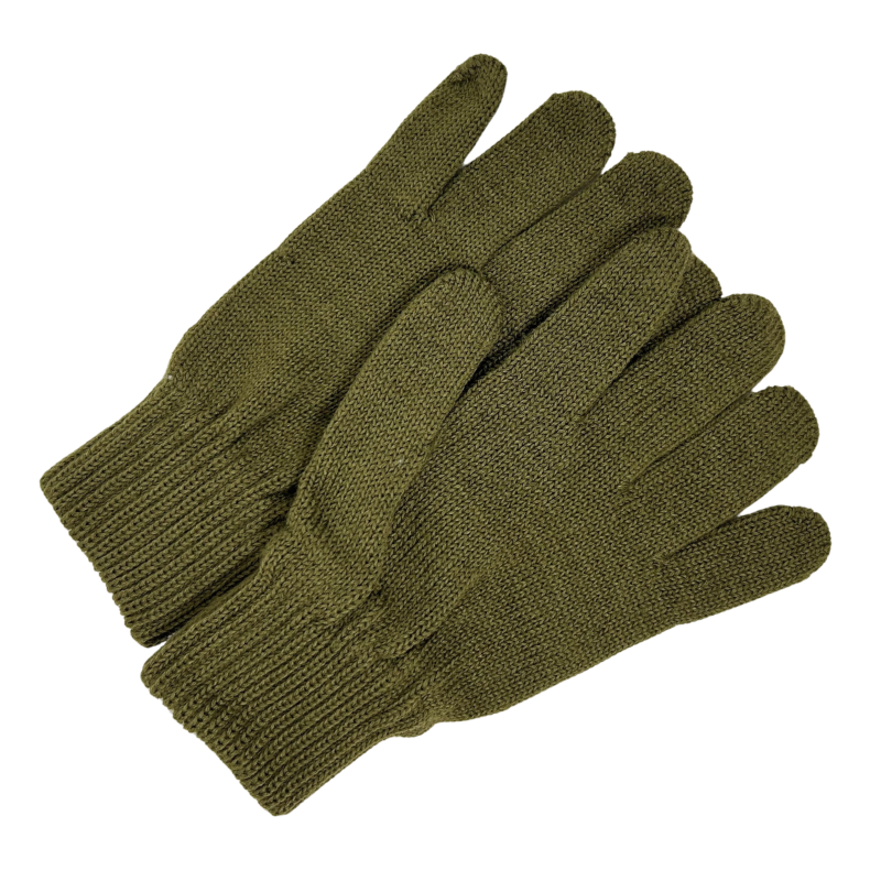 Gloves, Wool, OD Green, US Army, Luxe